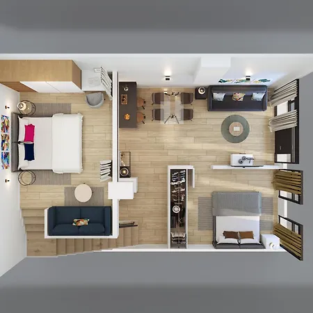 Duplex Moderno Y Acogedor Junto A Atocha Apartamento Madrid