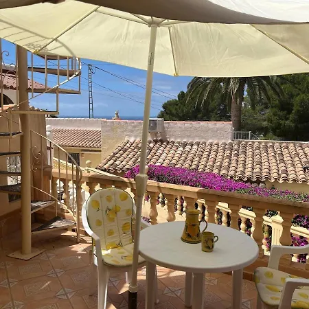 Mediterranean With Sun Terrace And Sea View Apartmán Madrid