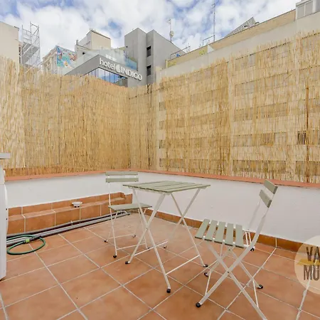 Atico Calle Silva 3pax Con Terraza Esquina Con Gran Via E2 Apartment Madrid