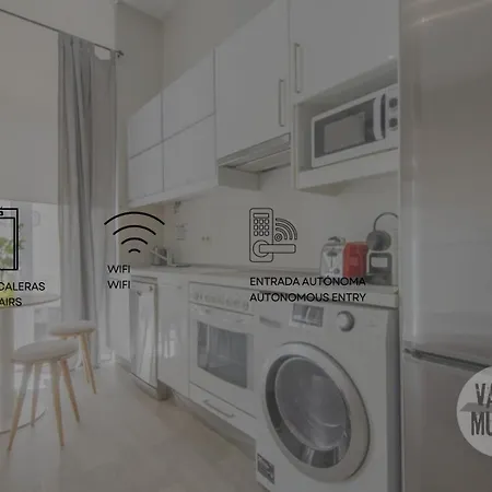 Stylish Loft With 2 Beedrooms En El Centro - La Latina E2 Appartement